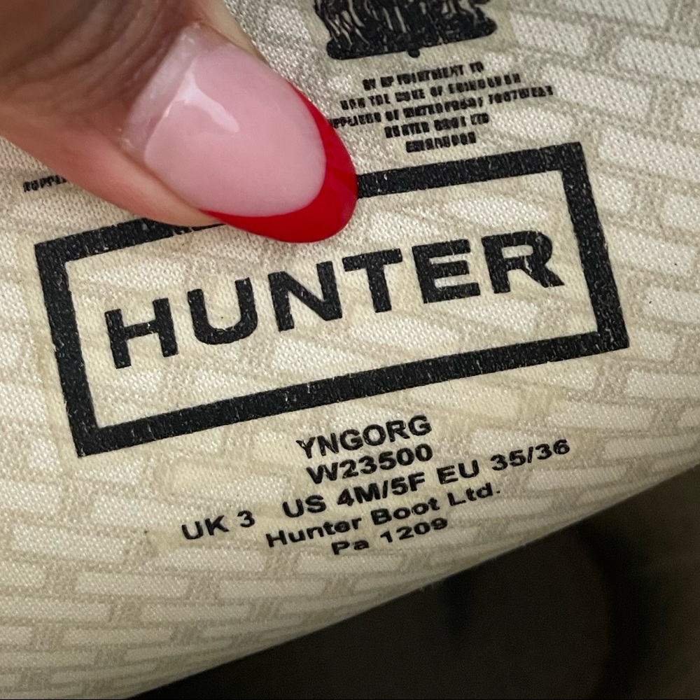Hunter boots - Picture 4 of 10